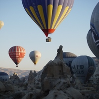 Photo de Turquie - Lunaire Uçhisar en Cappadoce